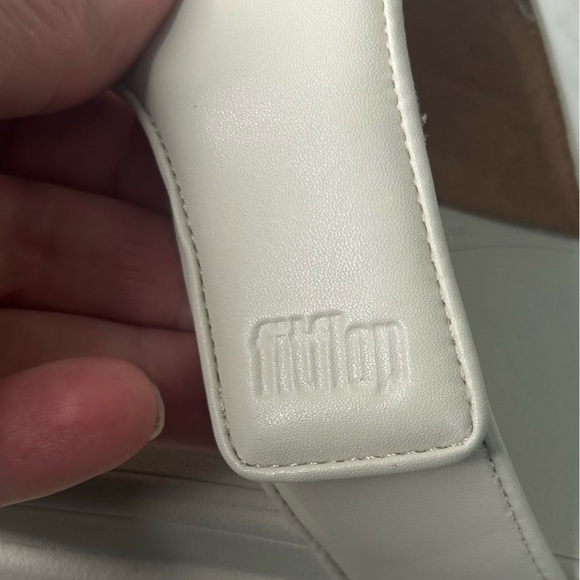 FitFlop F-Mode Go Adjustable Flatform Sandals Paris Beige Womens SZ 8 Comfort - Picture 3 of 10